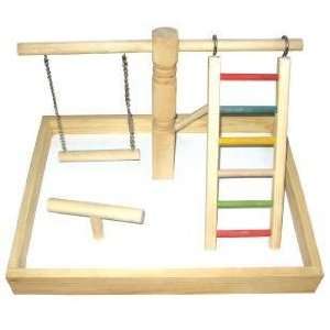  Happy Beaks Playstand Wooden Large