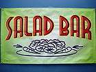 z089 Salad Bar Pub Cafe Restaurant NEW Banner Shop Sign