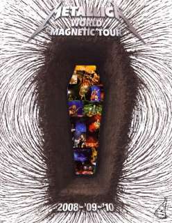 METALLICA 2009 MAGNETIC TOUR CONCERT PROGRAM BOOK  