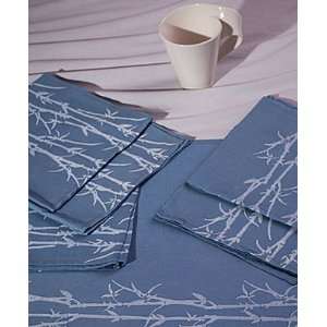  Napkins (Set of 2)   Bamboo Blue; Beautiful Gift; 100% Cotton Napkin 