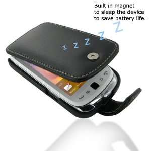    PDair F41 Black Leather Case for BlackBerry Torch 9810 Electronics