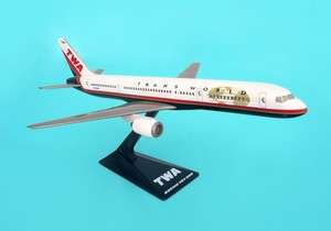Flight Miniatures 1/200 scale B757 in TWA livery  