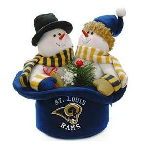  St. Louis Rams Snowmen Top Hat: Sports & Outdoors