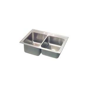   Top Mount Kitchen Sink with 10 1/8 Depth and Right Primary Bowl