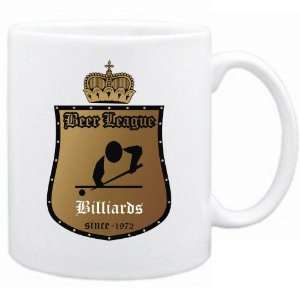  New  Beer League   Billiards , Since 1972  Mug Sports 