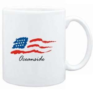  Mug White  Oceanside   US Flag  Usa Cities Sports 
