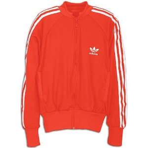   Track Top   Womens ( sz. M, Rave Red/White ): Sports & Outdoors