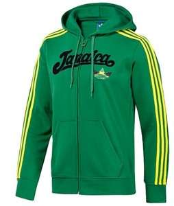   Originals JAMAICA Track Hoodie Sweater Indigo Green Rasta Jumper