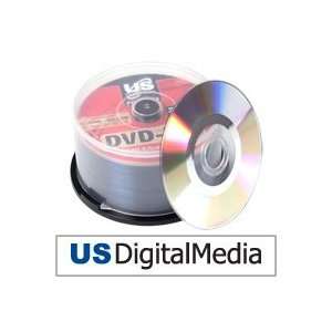  USDM Premium 80mm Mini DVD R Silver Top No Stacking Ring 