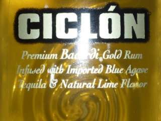 CICLON BACARDI RUM 375ML PINT DISCONTINUED RARE  