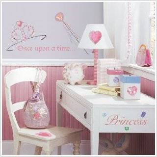   Time There Was A Beautiful Princess Wall Decals Tiara Wand Crown