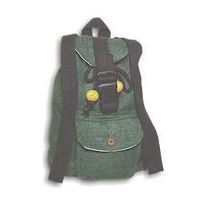   Divas TP 8B 2 Mini Hemp Backpack / Fabric / Style #2   Green Beauty