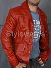Fight Club Tyler Durden Brad Leather Jacket All Sizes