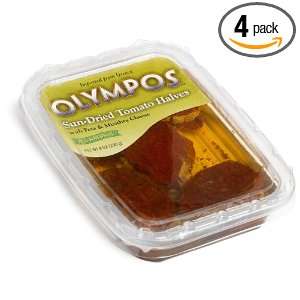Olympos Sun Dried Tomato Halves with Feta & Mizithra Cheese, 8 Ounce 