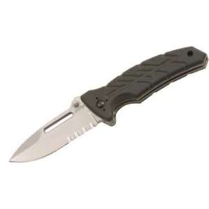  8755 XM 1 Extreme Military Linerlock Knife with Part Serrated Blade