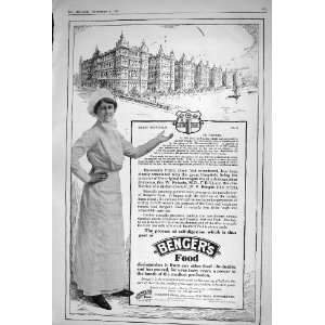  1920 ADVERTISEMENT BENGERS FOOD OTTER WORKS MANCHESTER 
