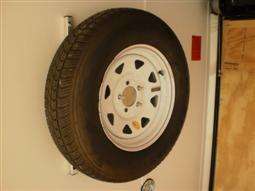 Custom R & P Aluminum Trailer Spare Tire Wall Mount Bracket  