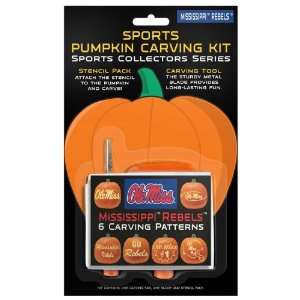    NCAA Mississippi Rebels Pumpkin Carving Kit: Sports & Outdoors