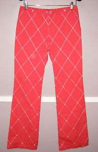 Womens TOCCA Melon Durable Lined Pants Size 4  