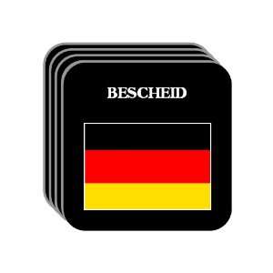  Germany   BESCHEID Set of 4 Mini Mousepad Coasters 