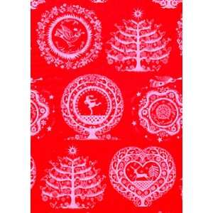  Lapland Red Tissue Wrapping Paper 10 Sheets Everything 