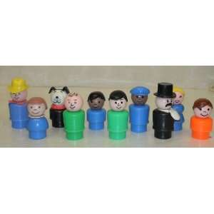   Vintage Plastic Lot 10 of Fisher Price Little People: Everything Else