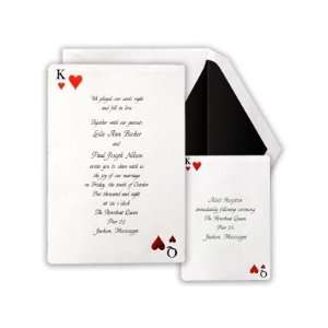  Playing Card Las Vegas Wedding Invitation: Health 