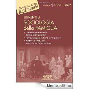 Elementi di sociologia della famiglia (Il timone) (Italian Edition) S 