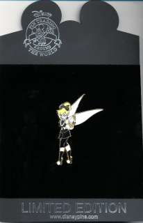 DISNEY Tinkerbell as Madonna Rock & Roll LE 250 Pin Tink NEW ON CARD 