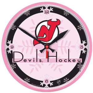  New Jersey Devils Round Clock