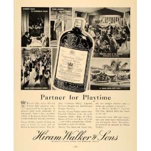   Ad Hiram Walker & Sons Canadian Club Whisky Drinks   Original Print Ad