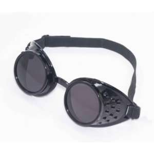  Steampunk Bandit Black Goggles 