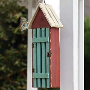  Evergreen Butterfly Hibernation Box   Red w/ Aqua