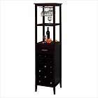 Winsome 18 Bottle Tower Wood Wine Rack
