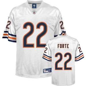  Matt Forte #22 Chicago Bears Replica NFL Jersey White Size 