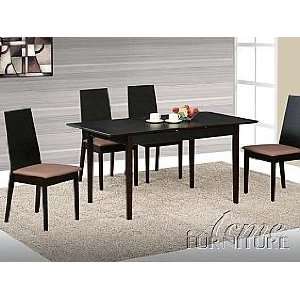  Acme Furniture Dark Walnut Dinning Room 5 piece 12650 set 