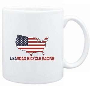 Mug White  USA Road Bicycle Racing / MAP  Sports  Sports 