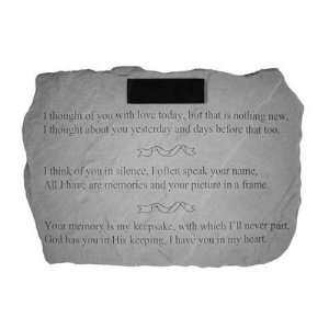  I thought of you. Personalized Memorial Stone: Patio 
