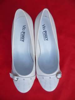 LADY WEDGE SHOES VIA PINKY SIZES  5 10 WHITE  