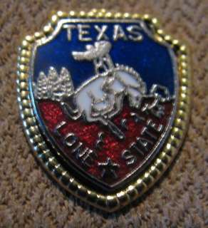 Texas Lone Star State Rodeo BBQ Cook off Hat Pin Nice  