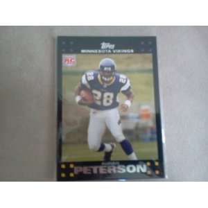  2007 Topps Adrian Peterson Rc #301