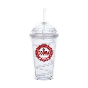 81170    16 oz Big Top Carnival Cup w/Clear Curly Straw  