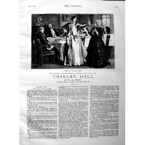  1883 ILLUSTRATION STORY THIRLBY HALL LADIES MEN NORRIS 