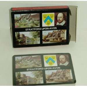  Stratford Upon Avon Plastic Coated Souvenir Playing Cards 