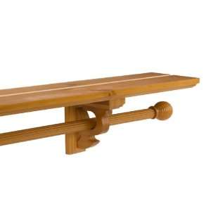  Versailles Wood Shelf with Scrolling Brackets   36 