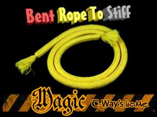 J013 Close Up Magic New India Wonder Bent Rope To Stiff  