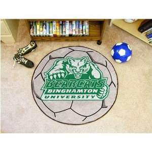 Binghamton Bearcats NCAA Soccer Ball Round Floor Mat (29)