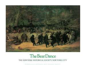 The Bear Dance William H. Beard Fantasy Humor Print 36x27  