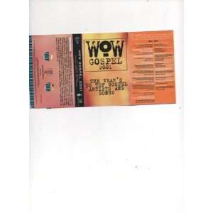   Booklet: WOW GOSPELL 2001, THE YEARS 30 TOP GOSPEL ARTISTS AND SONGS