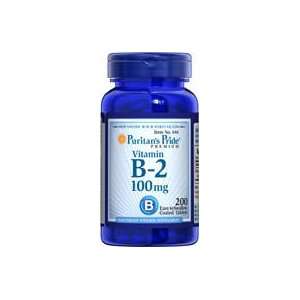  B 2 (Riboflavin) 100 mg 100 mg 200 Tablets: Health 